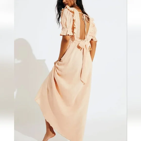 Free People | Dresses | Free People Endless Summer Sz L Now And Forever  Midi Maxi Dress In P | Poshmark